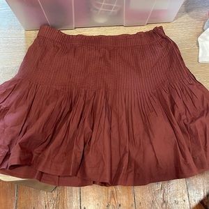 NWT Anthropologie pleated skirt M